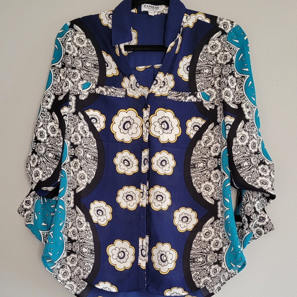 Express Portafino Original Fit Button down shirt // size: small